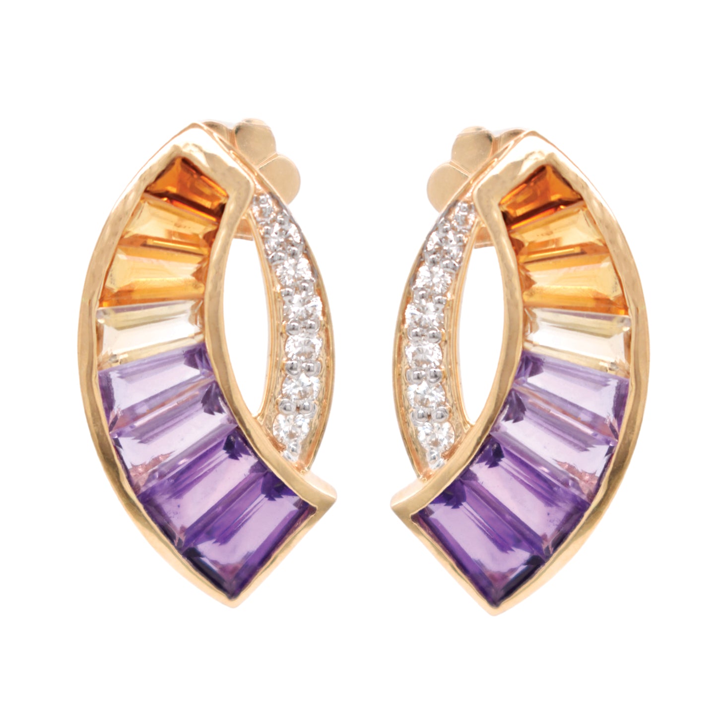 Sickle Ametrine Earrings