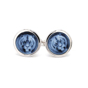 Tiger Agate Cameo Cufflinks