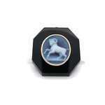 Aries Horoscope Jewelry with Intricate Onyx Carving.