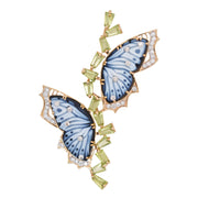 Butterfly Peridot Pendant