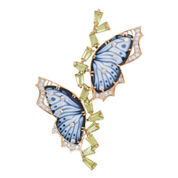 Butterfly Peridot Pendant