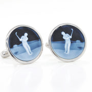 Sterling Silver Golf Cufflinks