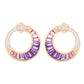 Amethyst Cleopatra Earrings