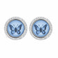Butterfly Intaglio earrings