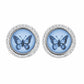 Butterfly Intaglio earrings
