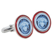 Cufflinks Medusa Cameo
