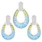 Doorknocker Blue Topaz Peridot Set