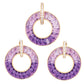 Circle Amethyst Set