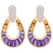 Doorknocker Ametrine Earrings