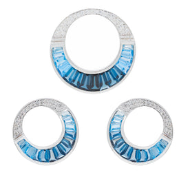 Cleopatra Blue Topaz Set