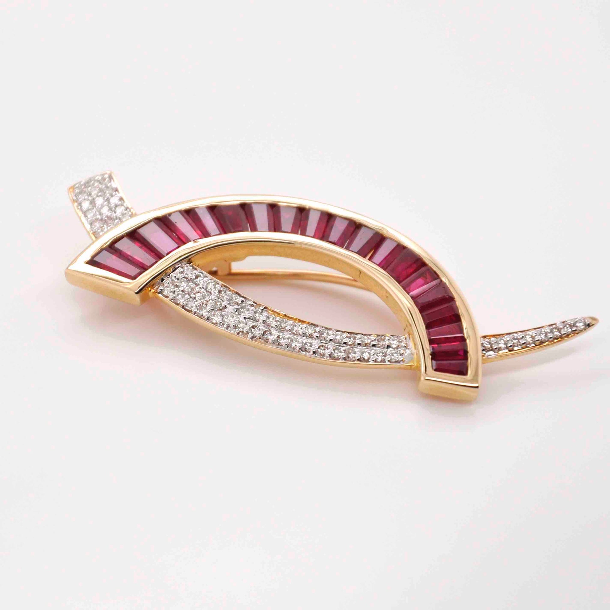 necklace ruby pendant