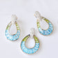 Doorknocker Blue Topaz Peridot Set