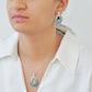 Doorknocker Blue Topaz Peridot Set
