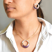 Nora Amethyst & Pink Tourmaline Set