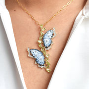 Butterfly Peridot Pendant