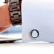 Sterling Silver Ship Cufflinks
