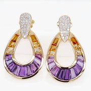 Doorknocker Ametrine Earrings
