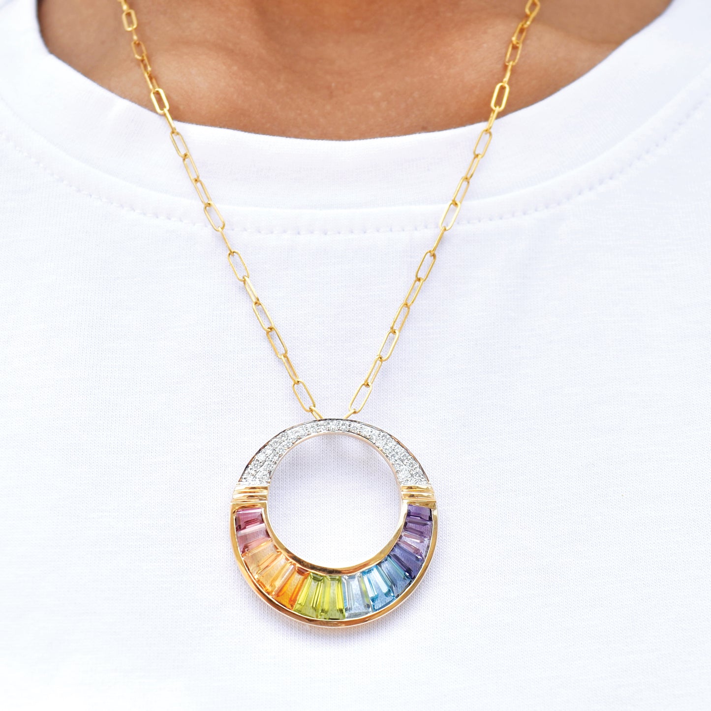 Multicolor Cleopatra Pendant