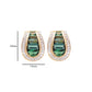 tourmaline earrings green