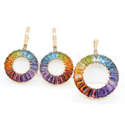 Circle Rainbow Prong Set