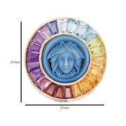 Cameo Medusa Rainbow Shirt Button