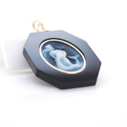 Made with Cameo Carving Gold and Onyx Aquarius Pendant.