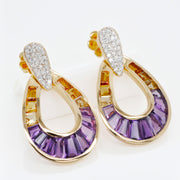 Doorknocker Ametrine Earrings
