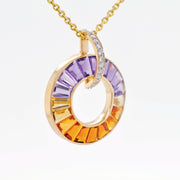 Circle Ametrine Pendant