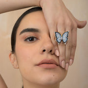 Butterfly Cocktail Diamond Ring