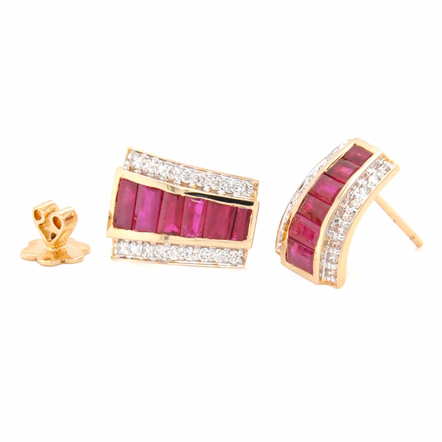 Ruby art deco jewelry collection