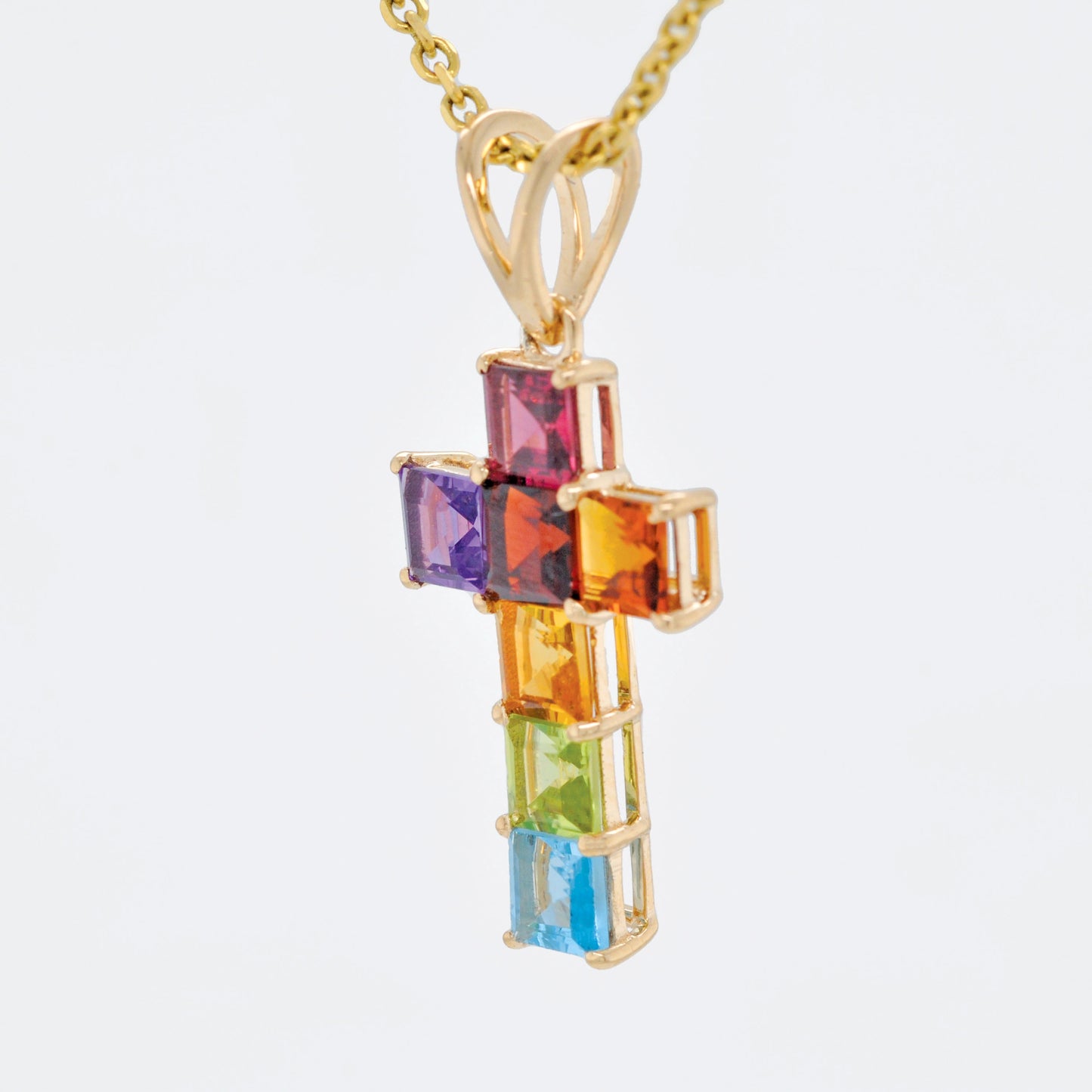 Linear Multi Cross Pendant