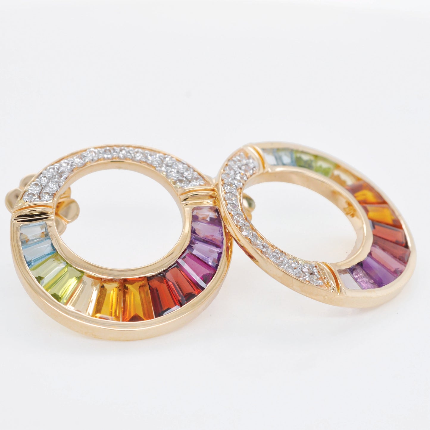 Cleopatra Rainbow Stud Earrings