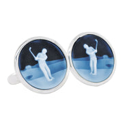 Sterling Silver Golf Cufflinks