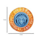 Cameo Versace Medusa Yellow Sapphire Brooch