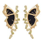 Butterfly Peridot Earrings