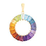 Circle Rainbow Prong Set
