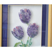 Tulip Amethyst Tourmaline Iolite Gemstone Rough Wall Painting