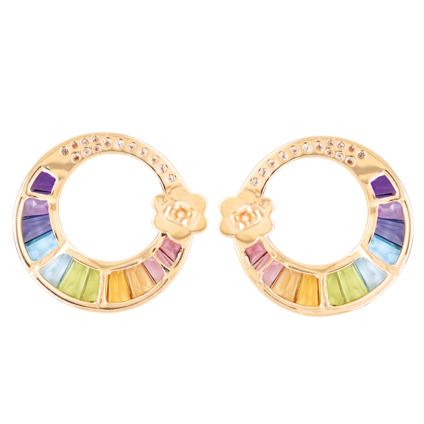 Multicolor Cleopatra Earrings