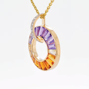 Circle Ametrine Pendant