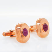 Ruby Cufflinks
