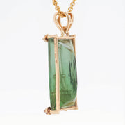 Eiffel Tower Green Tourmaline Pendant