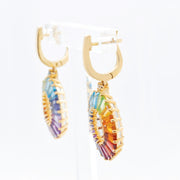 Circle Prong Earrings