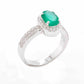 Columbian Emerald  Ring