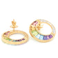 Multicolor Cleopatra Earrings