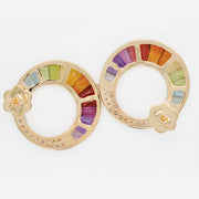 Cleopatra Rainbow Stud Earrings