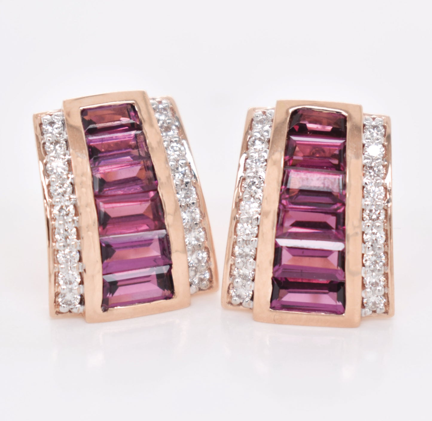 Pyramid Rhodolite Set