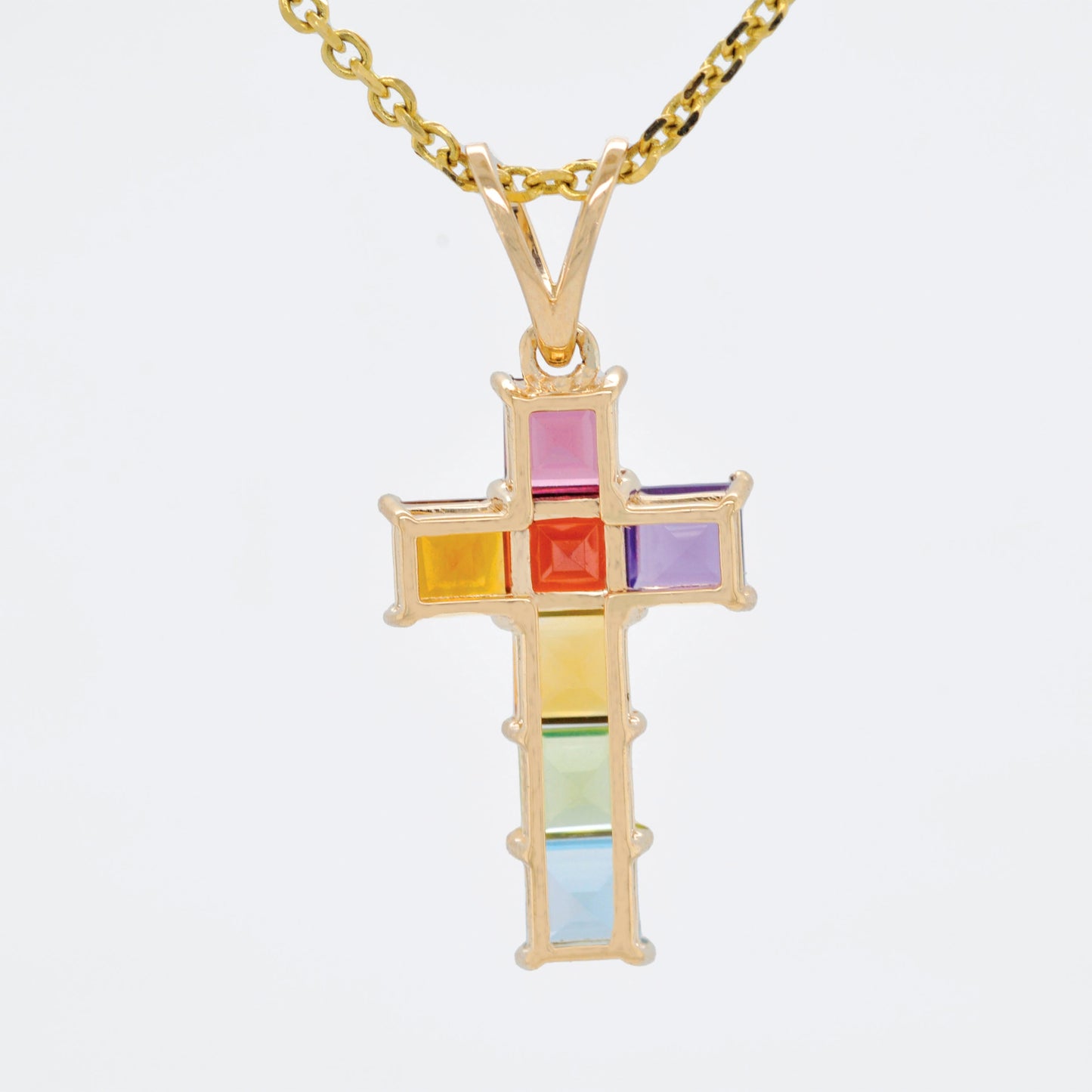 Linear Multi Cross Pendant