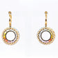 Circle Prong Earrings
