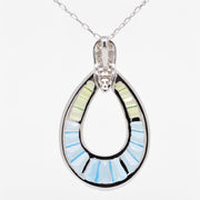 Doorknocker Blue Topaz Peridot Set