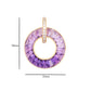 Circle Amethyst Set